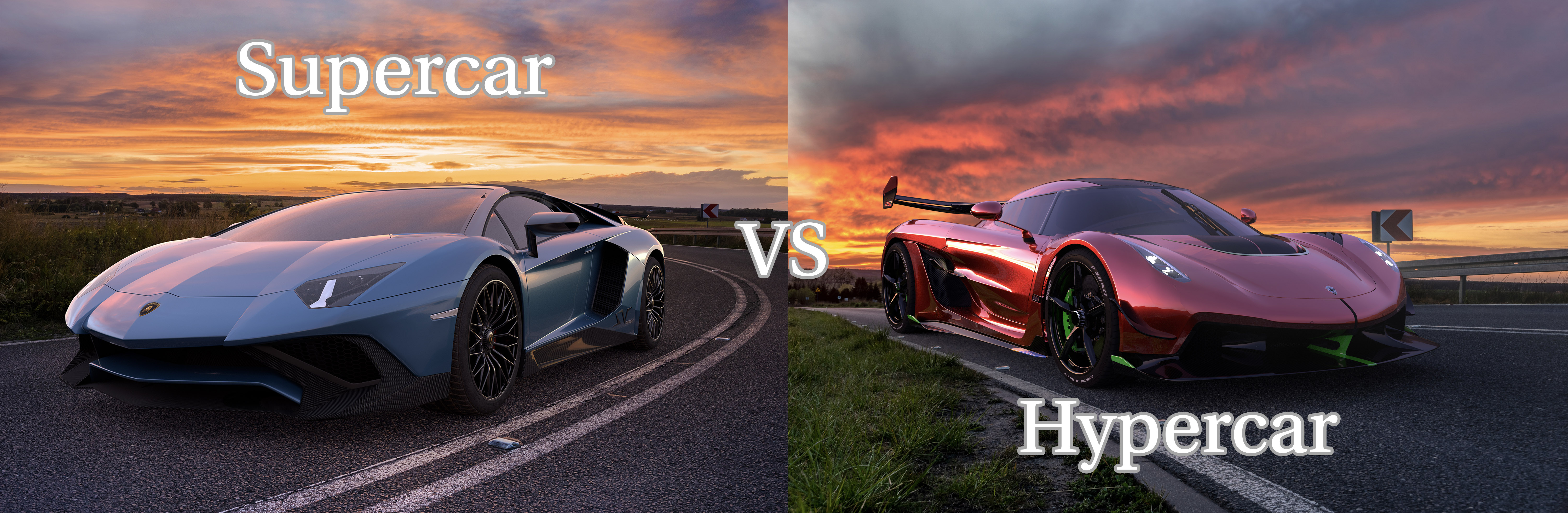 Supercar VS Hypercar